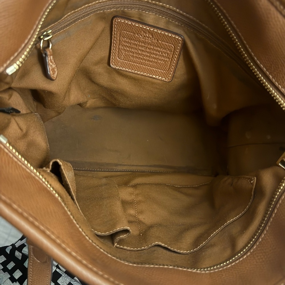 Coach grain Leather vintage Tote Bag - Picture 6 of 12